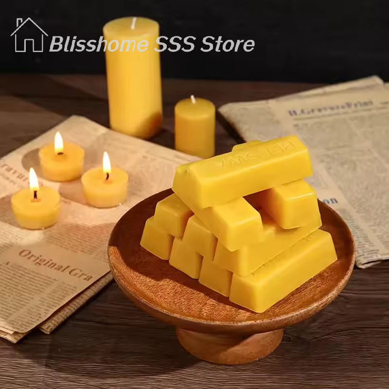Candle Making With Beeswax - 【S】4/8Pcs Pure Beeswax Blocks, Space-Saving First-Class