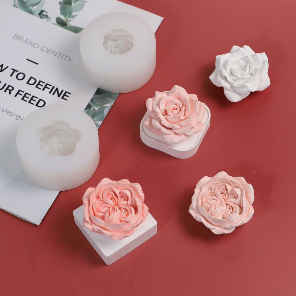 Candle Making Austin - Rose Austin Scented Candle Silicone Mold