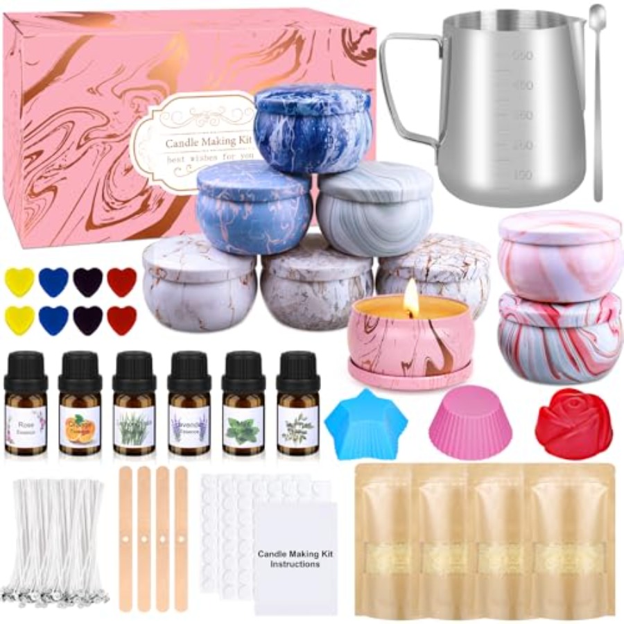 Candle Making With Beeswax - Candle Making Kits for Adults, Candle