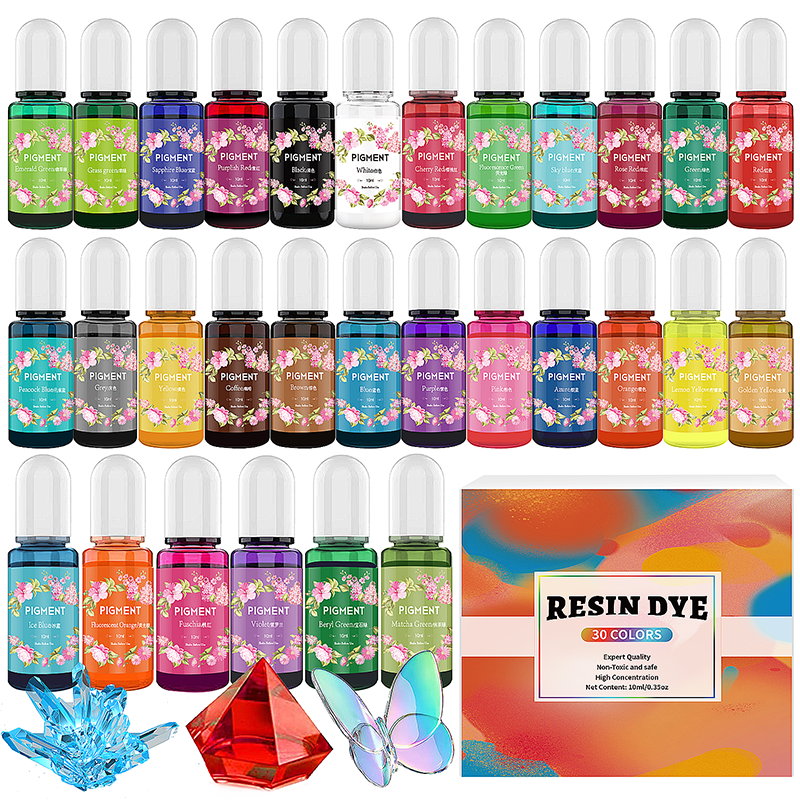 Candle Making At Home - DIY Epoxy Resin Pigment Kit Candle