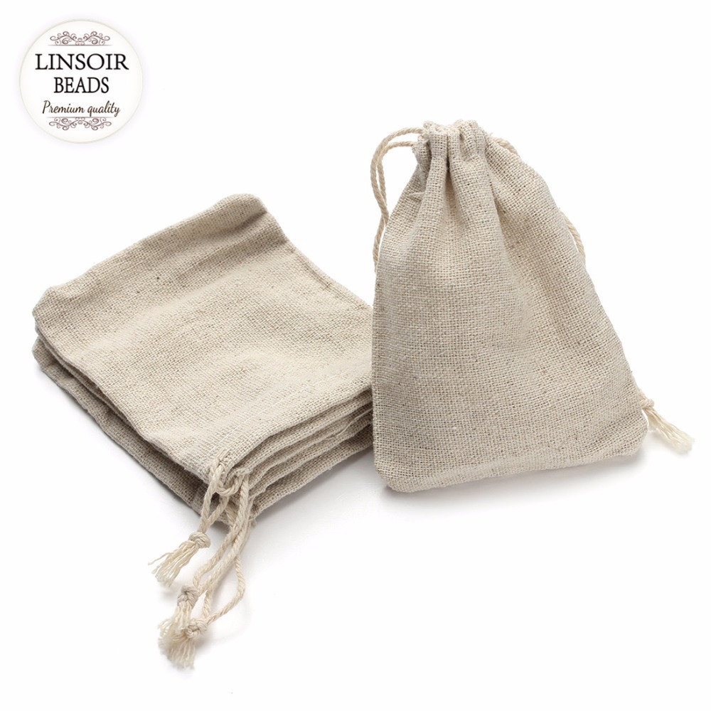 Jute Bag Packaging - 10Pcs/lot 8*10/9*12/10*14/13*17cm Jute Drawstring Pouch Burlap