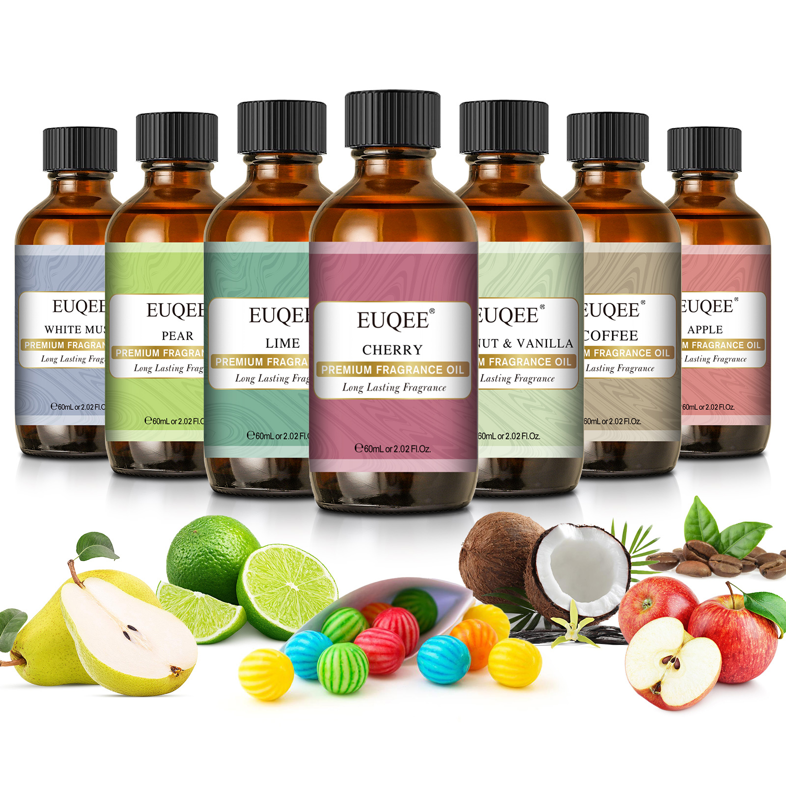 Candle Making Fragrances - EUQEE 60ml (2 Fl.Oz.) Leather Coffee
