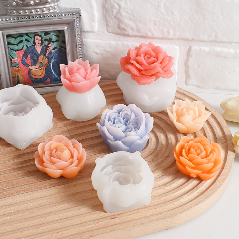 3D Rose Candle Silicone Mold R - огляд і ціна Candle Making Austin