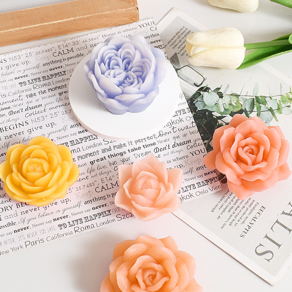 3D Rose Candle Silicone Mold R - огляд і ціна Candle Making Austin
