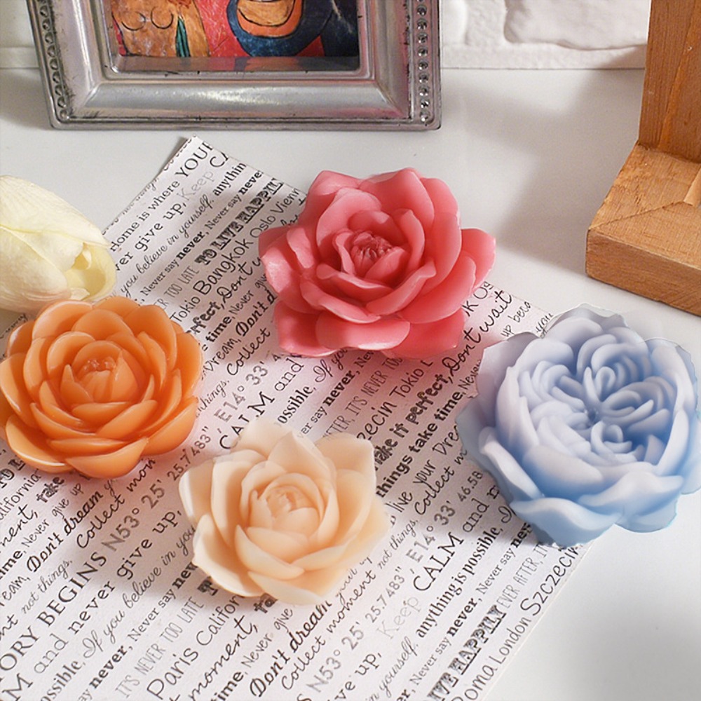3D Rose Candle Silicone Mold R - огляд і ціна Candle Making Austin