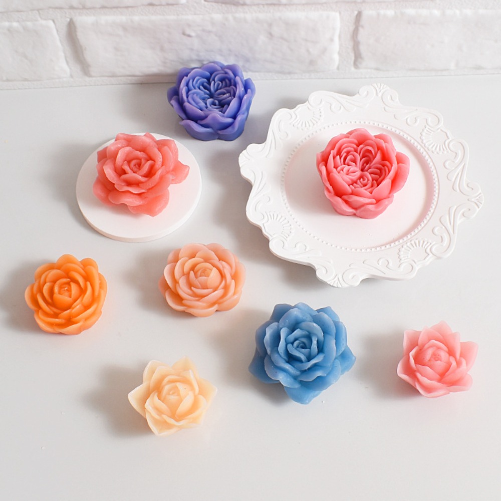3D Rose Candle Silicone Mold R - огляд і ціна Candle Making Austin