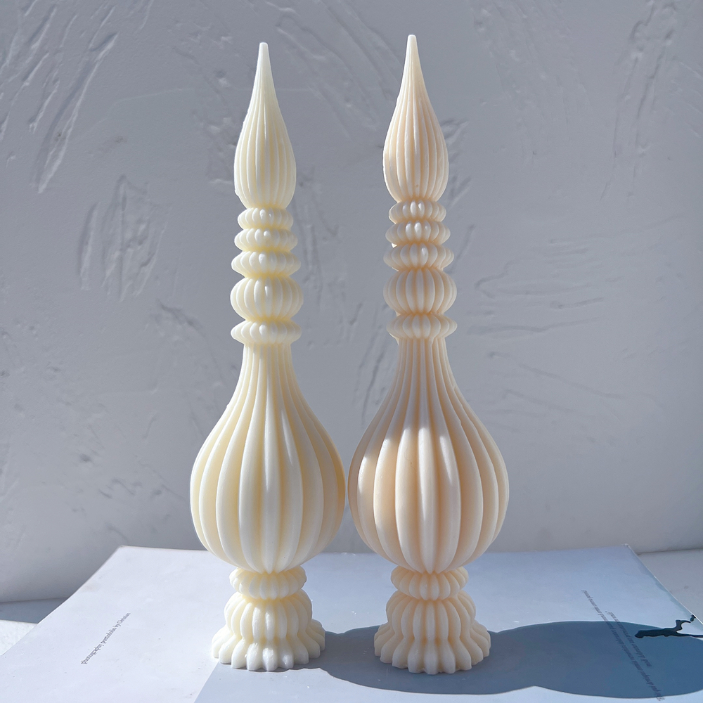 Tall Ribbed Pillar Candle Mold - огляд і ціна Candle Making Soy Wax