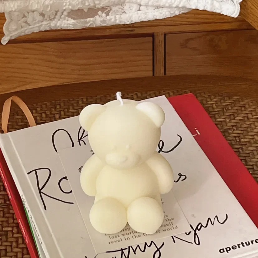 3D Cute Cartoon Bear Silicone  - огляд і ціна Candle Making At Home