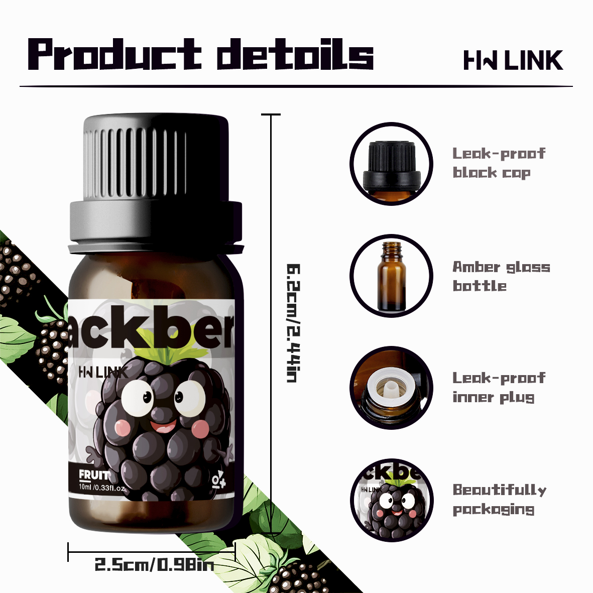 Blackberry Essential Oil Black - огляд і ціна Candle Making Fragrances