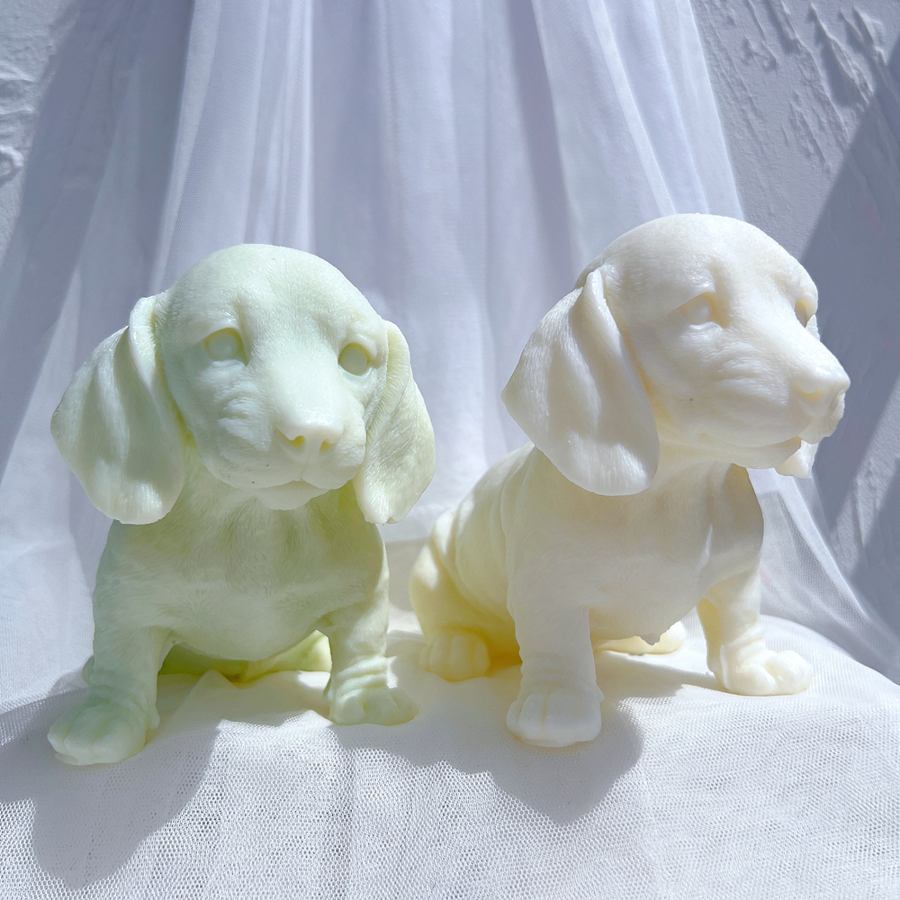 3D Animal Puppy Soy Wax Molds  - огляд і ціна Candle Making Soy Wax