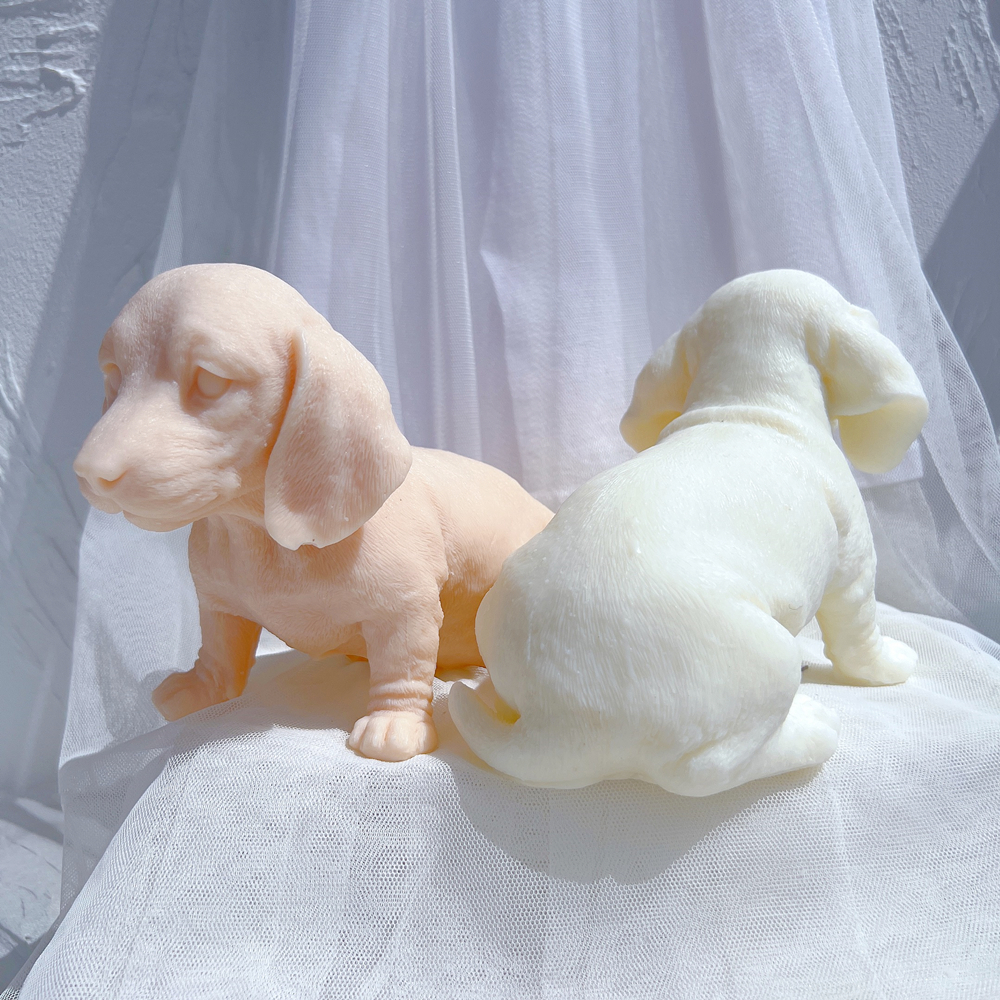 3D Animal Puppy Soy Wax Molds  - огляд і ціна Candle Making Soy Wax