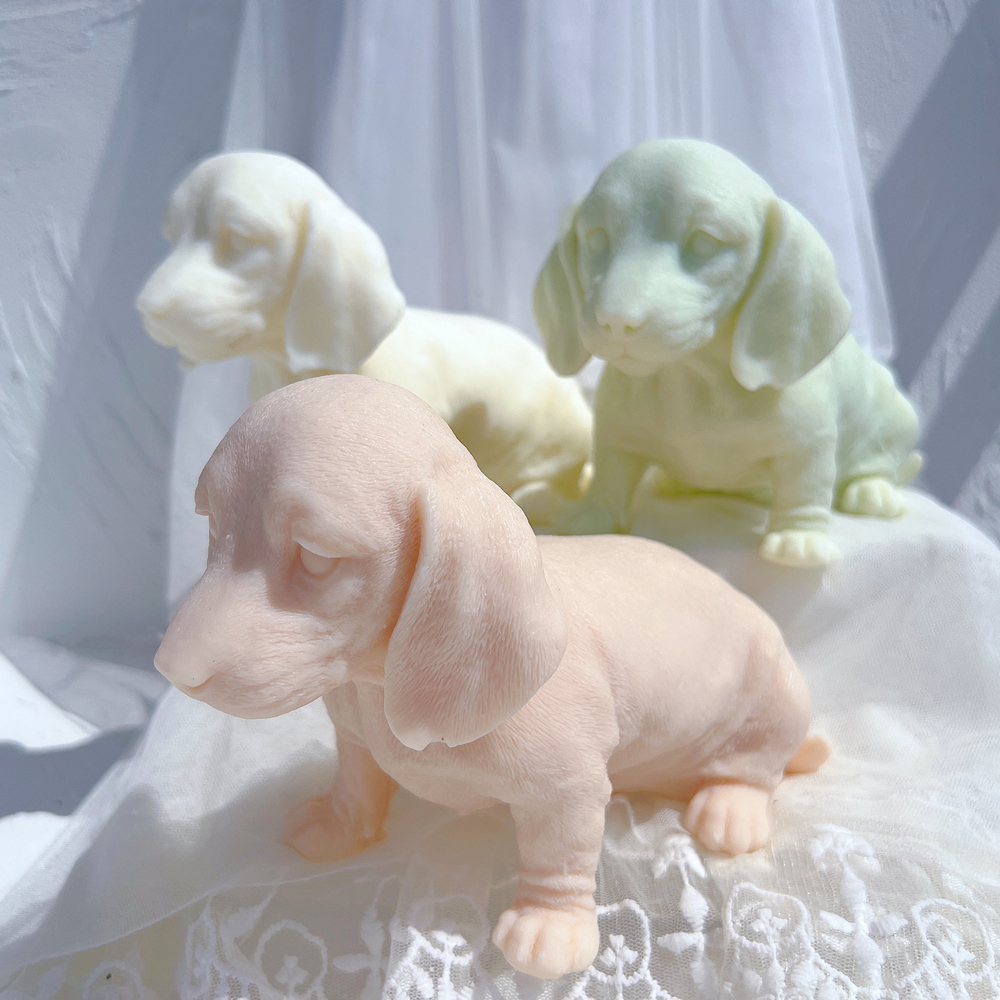3D Animal Puppy Soy Wax Molds  - огляд і ціна Candle Making Soy Wax