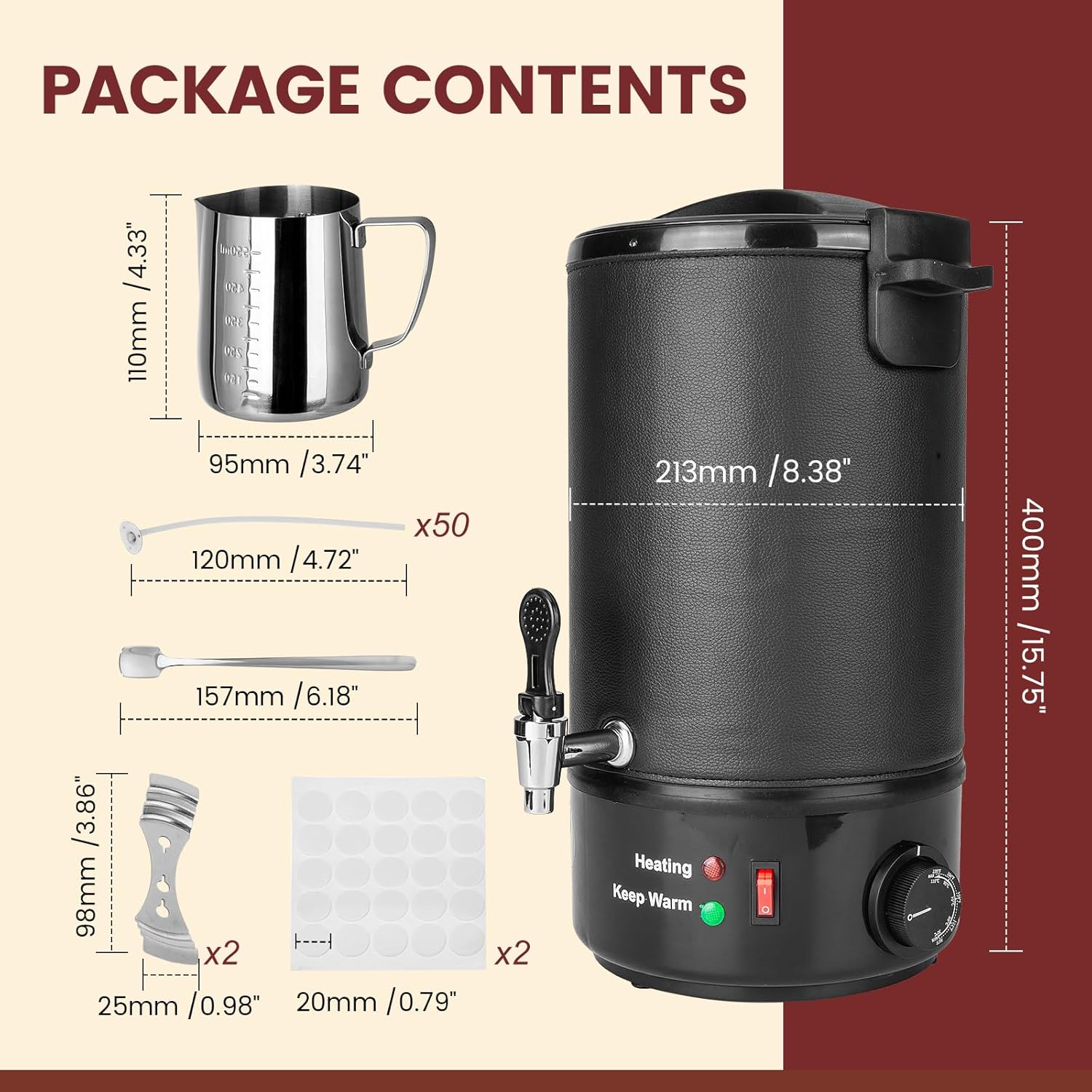 8L Wax Melter for Candle Makin - огляд і ціна Candle Making With Beeswax