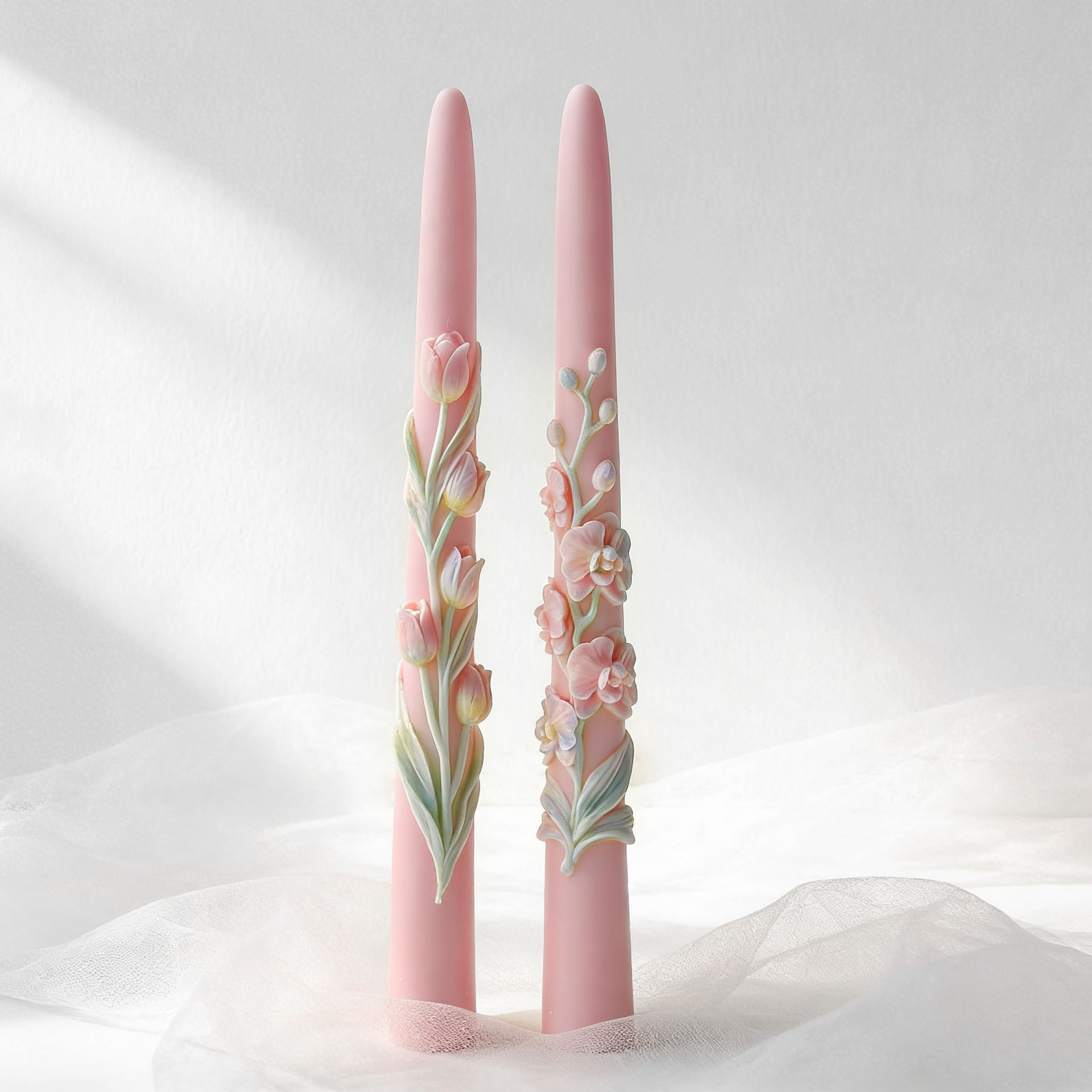 Long Pole Flower Taper Candle  - огляд і ціна Candle Making Soy Wax