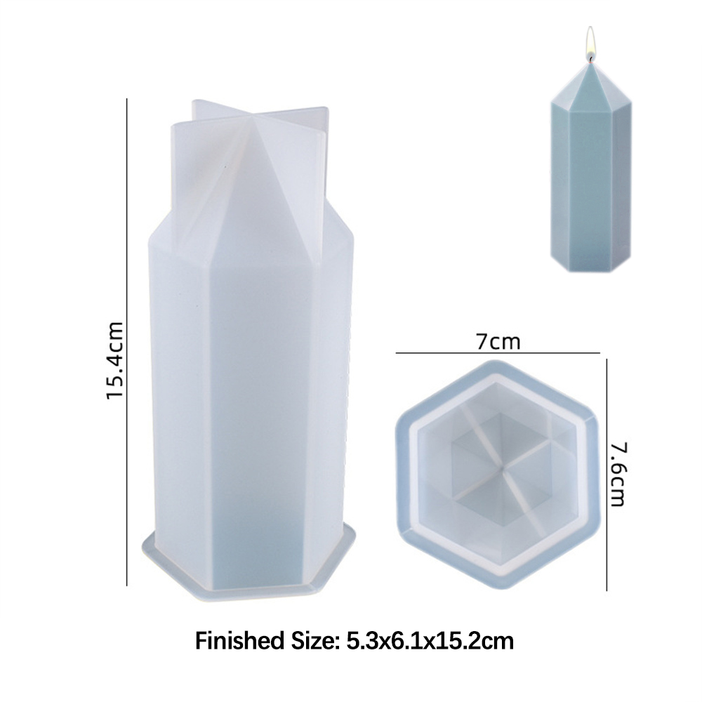 3D Hexagonal Column Candle Mol - огляд і ціна Candle Making At Home