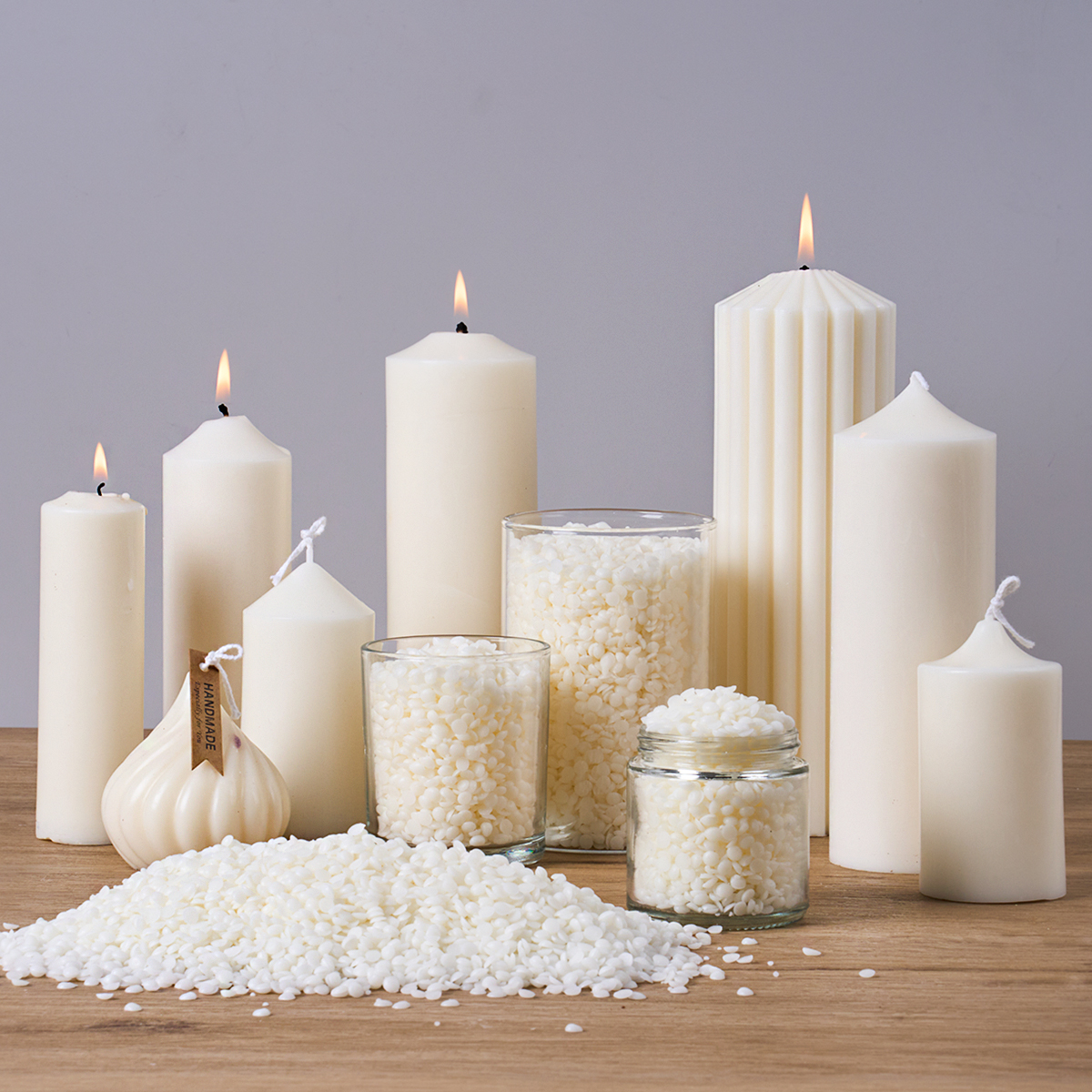 500g/1000g Natural Soy Wax DIY - огляд і ціна Candle Making Soy Wax