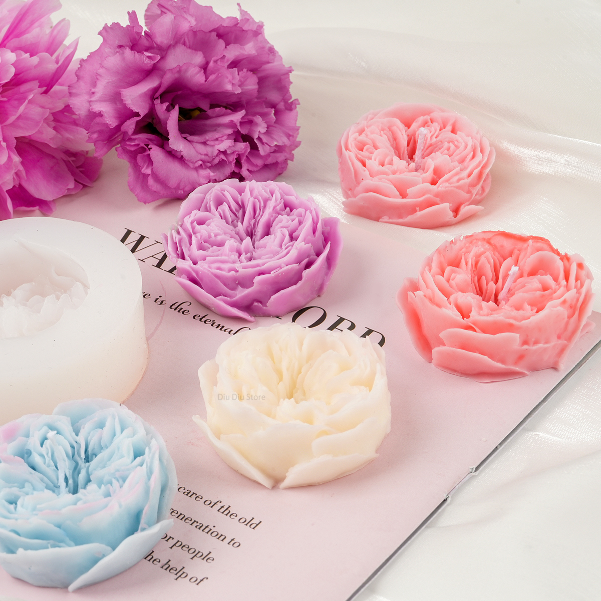Austin Rose Candle Silicone Mo - огляд і ціна Candle Making Austin