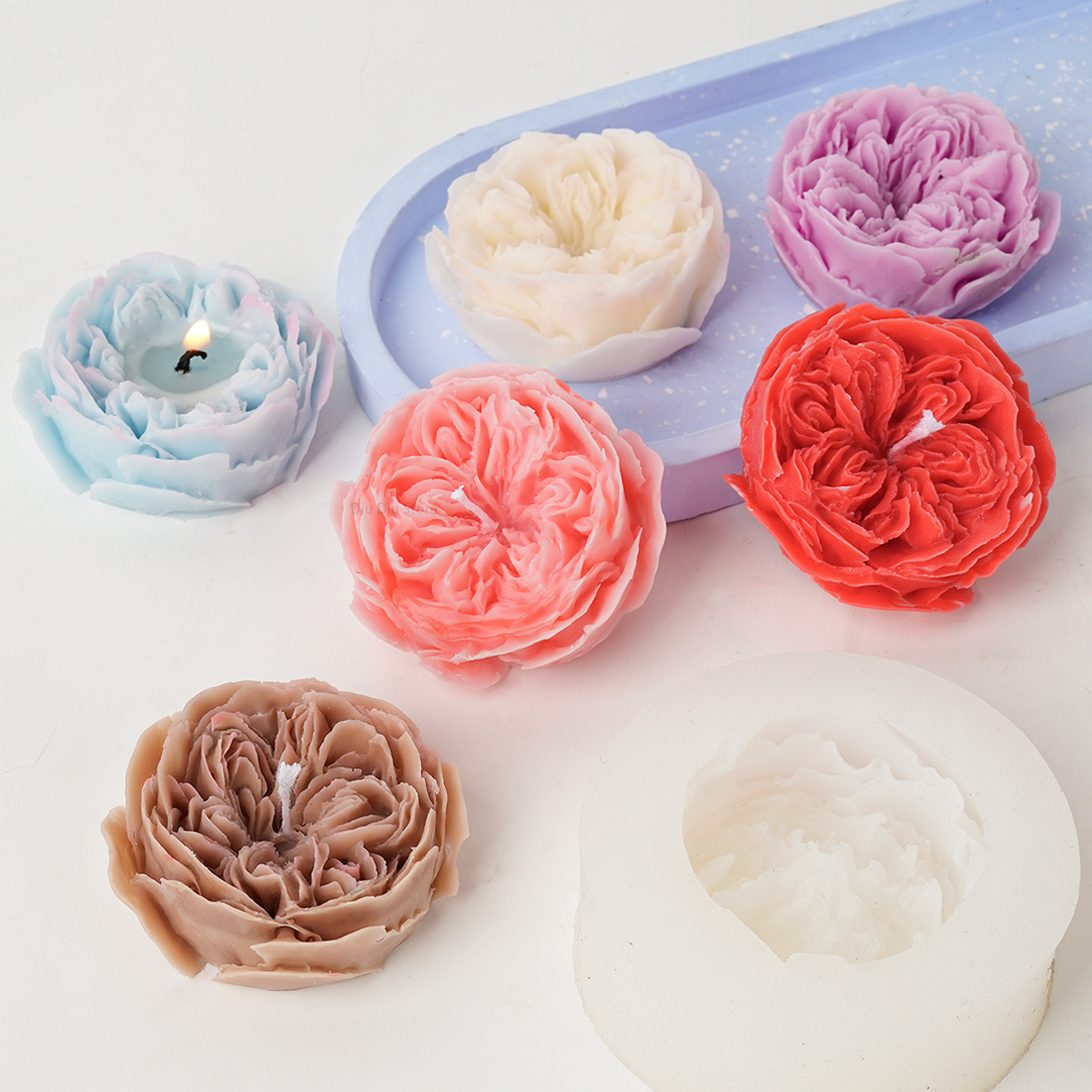 Austin Rose Candle Silicone Mo - огляд і ціна Candle Making Austin