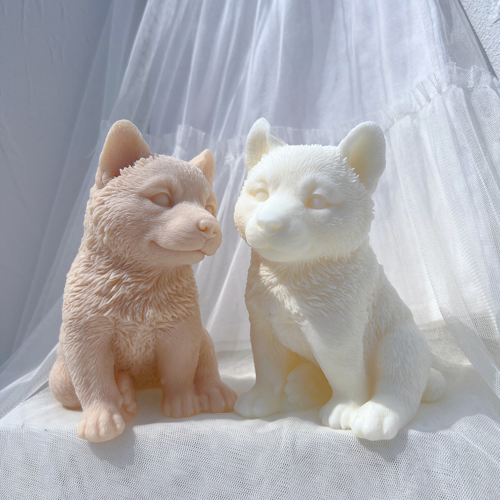 Siberian Husky Sled Dog Puppy  - огляд і ціна Candle Making Soy Wax