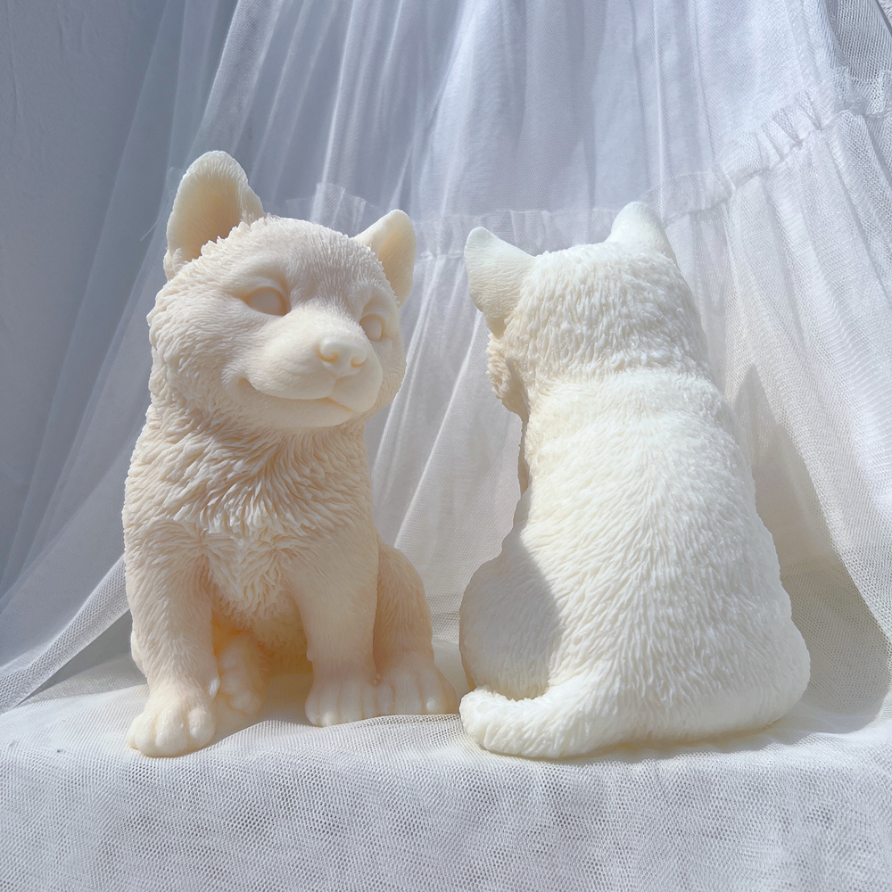 Siberian Husky Sled Dog Puppy  - огляд і ціна Candle Making Soy Wax