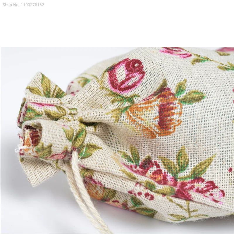 100pcs Small Cloth Bag Cotton  - огляд і ціна Jute Bag Packaging