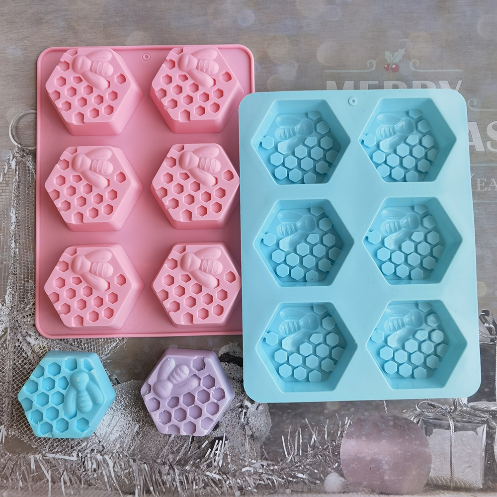 Silicone Hexagonal Bee Soap Mo - огляд і ціна Candle Making Tips
