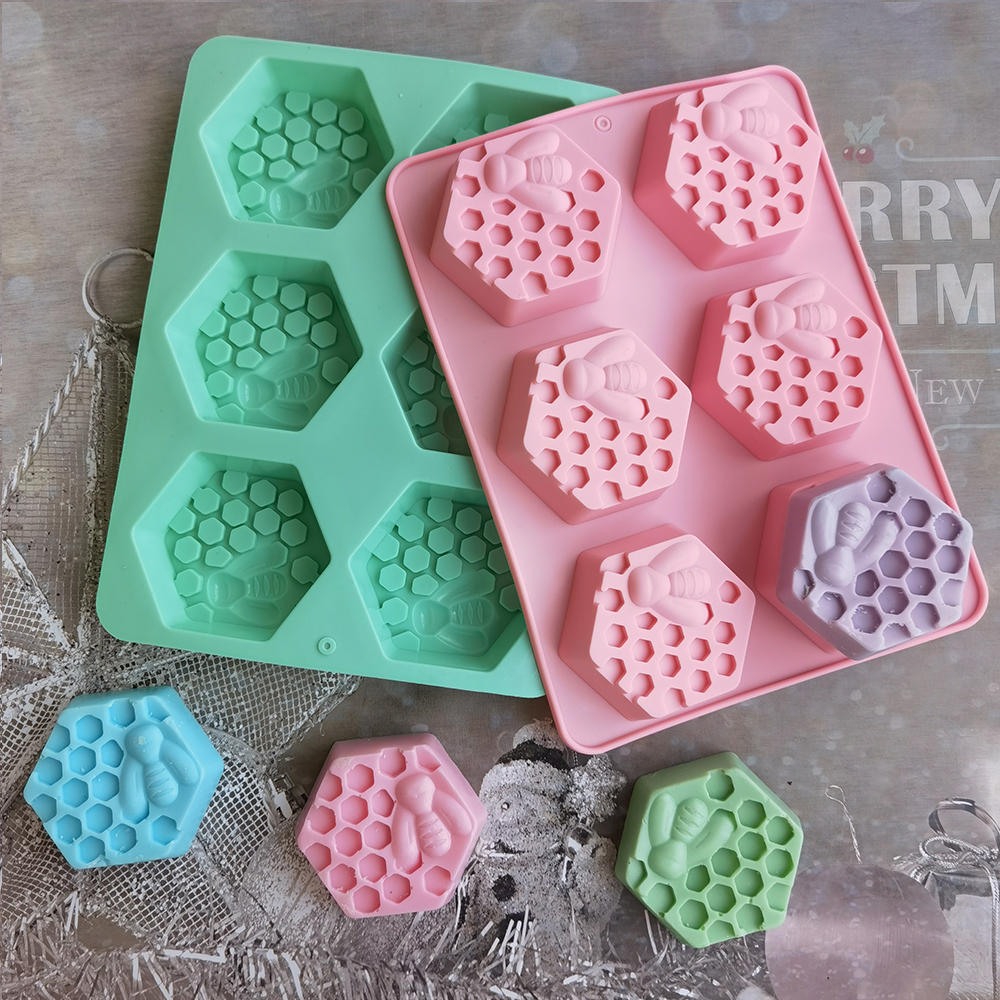 Silicone Hexagonal Bee Soap Mo - огляд і ціна Candle Making Tips