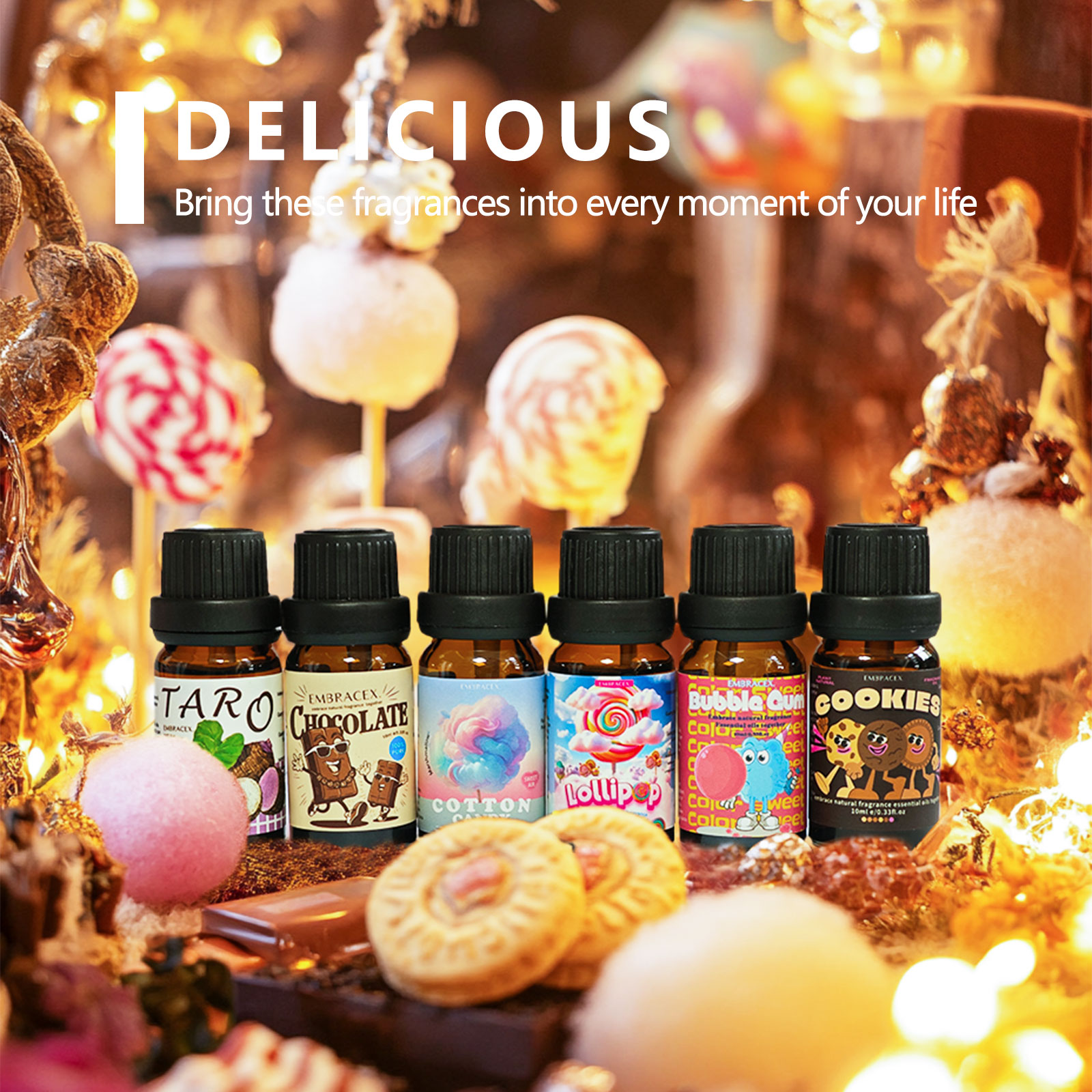 6PC/1Set Delicious Essential O - огляд і ціна Candle Making Diy