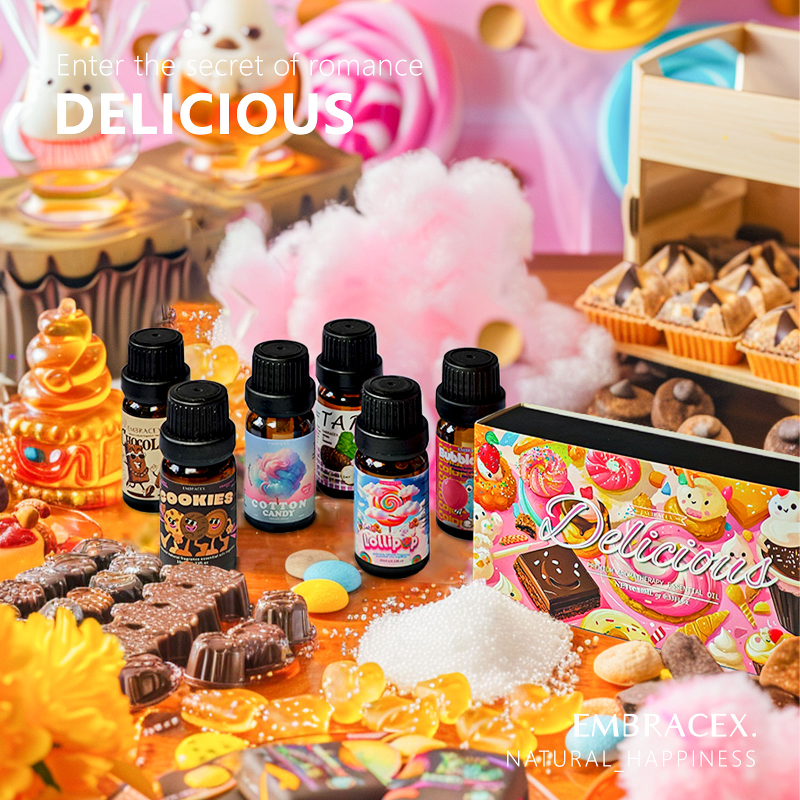 6PC/1Set Delicious Essential O - огляд і ціна Candle Making Diy