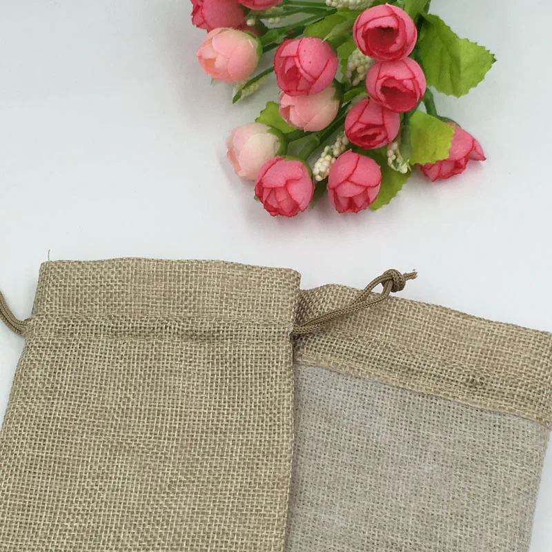 10x14cm 300pcs Jute Bags Chris - огляд і ціна Jute Bag Packaging