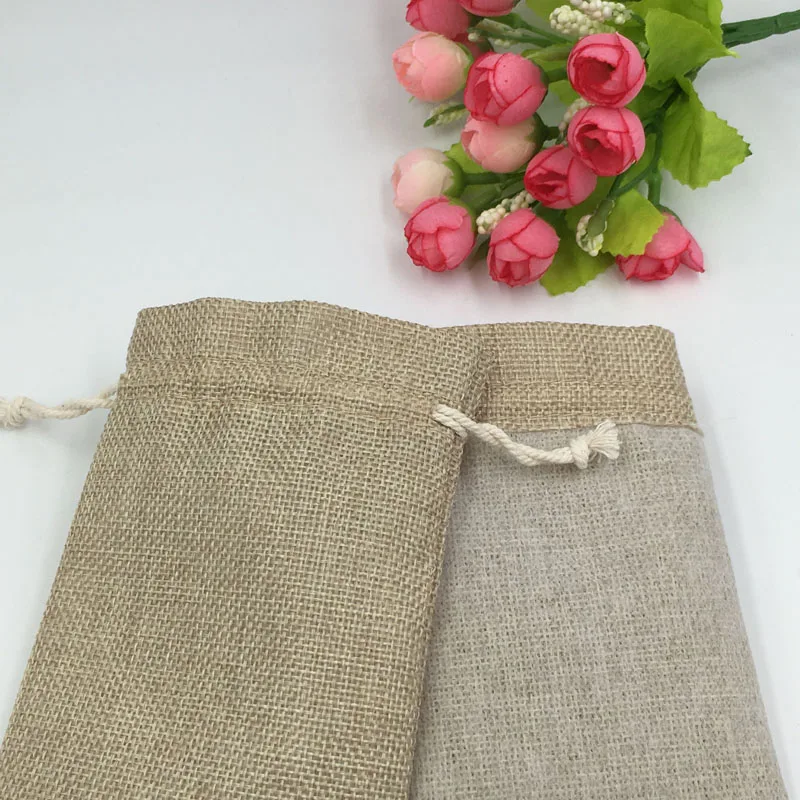 10x14cm 300pcs Jute Bags Chris - огляд і ціна Jute Bag Packaging