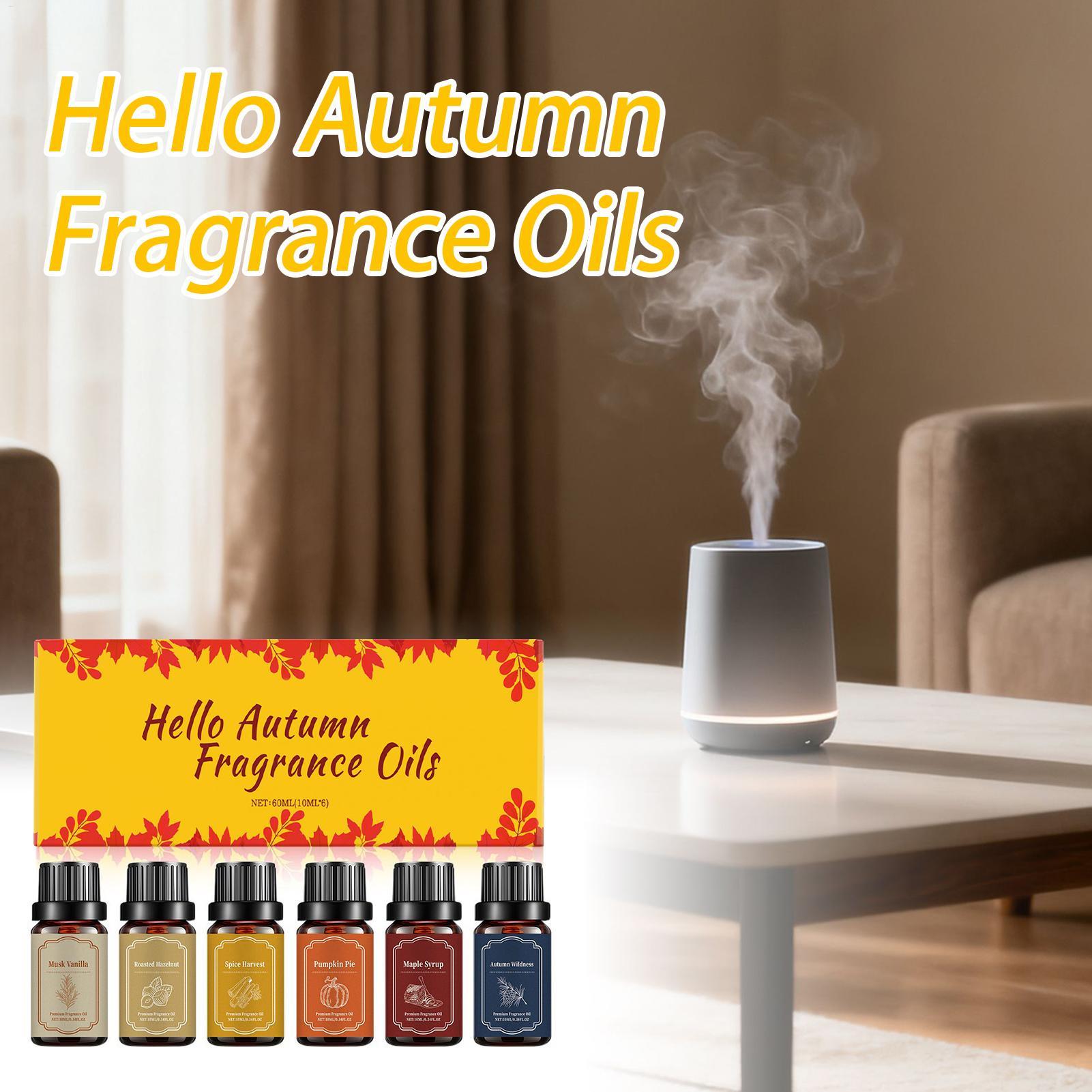 6pcs Fall Scented Diffuser Oil - огляд і ціна Candle Making Fragrances