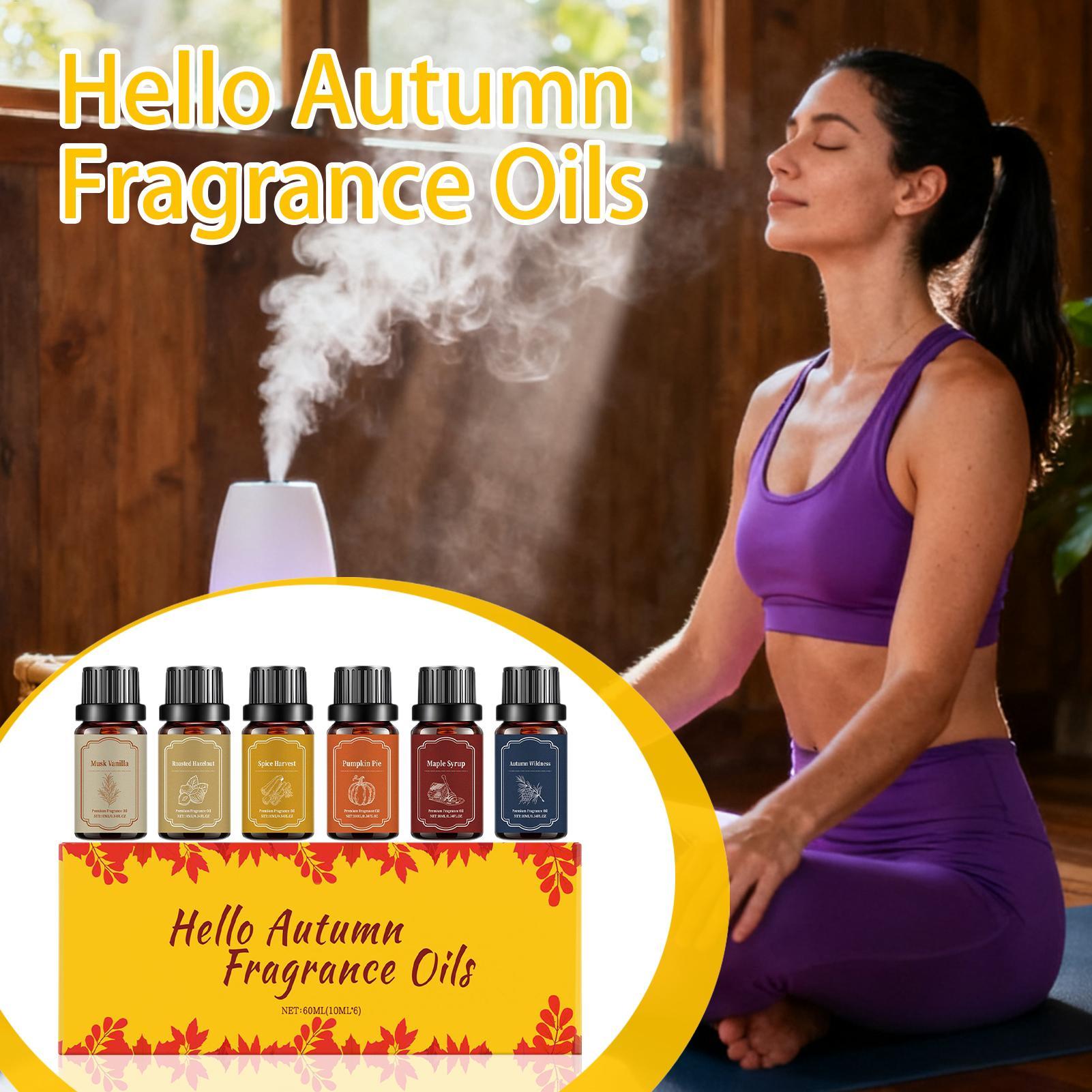 6pcs Fall Scented Diffuser Oil - огляд і ціна Candle Making Fragrances