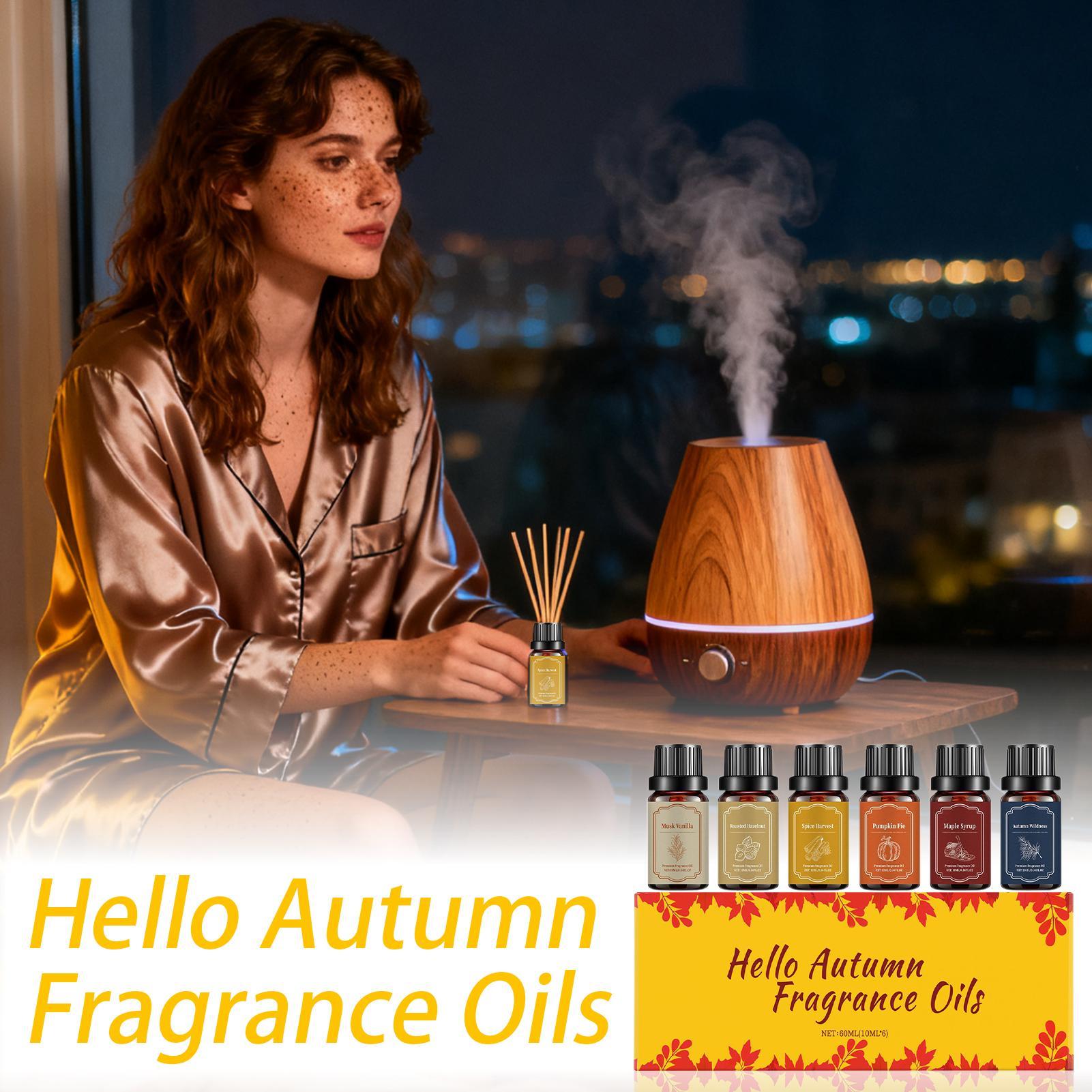 6pcs Fall Scented Diffuser Oil - огляд і ціна Candle Making Fragrances