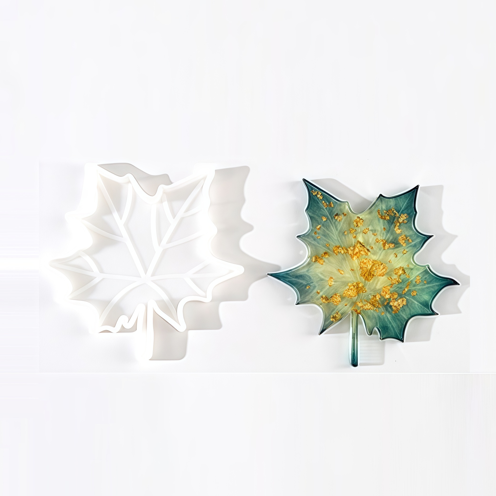 1PC Maple Leaf shaped Silicone - огляд і ціна Candle Making Diy