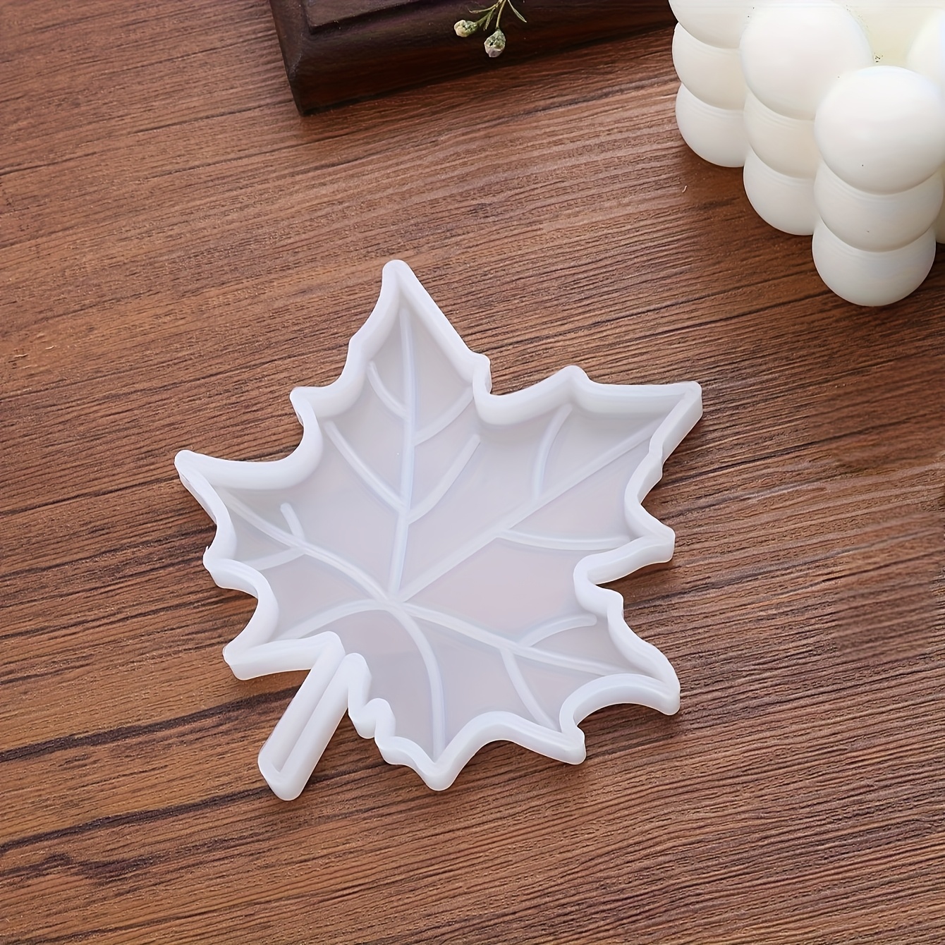 1PC Maple Leaf shaped Silicone - огляд і ціна Candle Making Diy