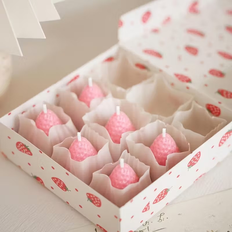 Strawberry Silicone Candle Mol - огляд і ціна Candle Making Diy