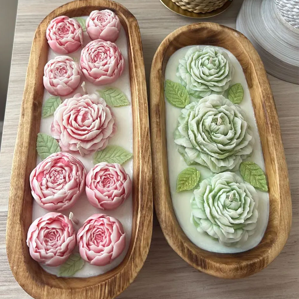 Peony Rose Silicone Candle Mol - огляд і ціна Candle Making Austin