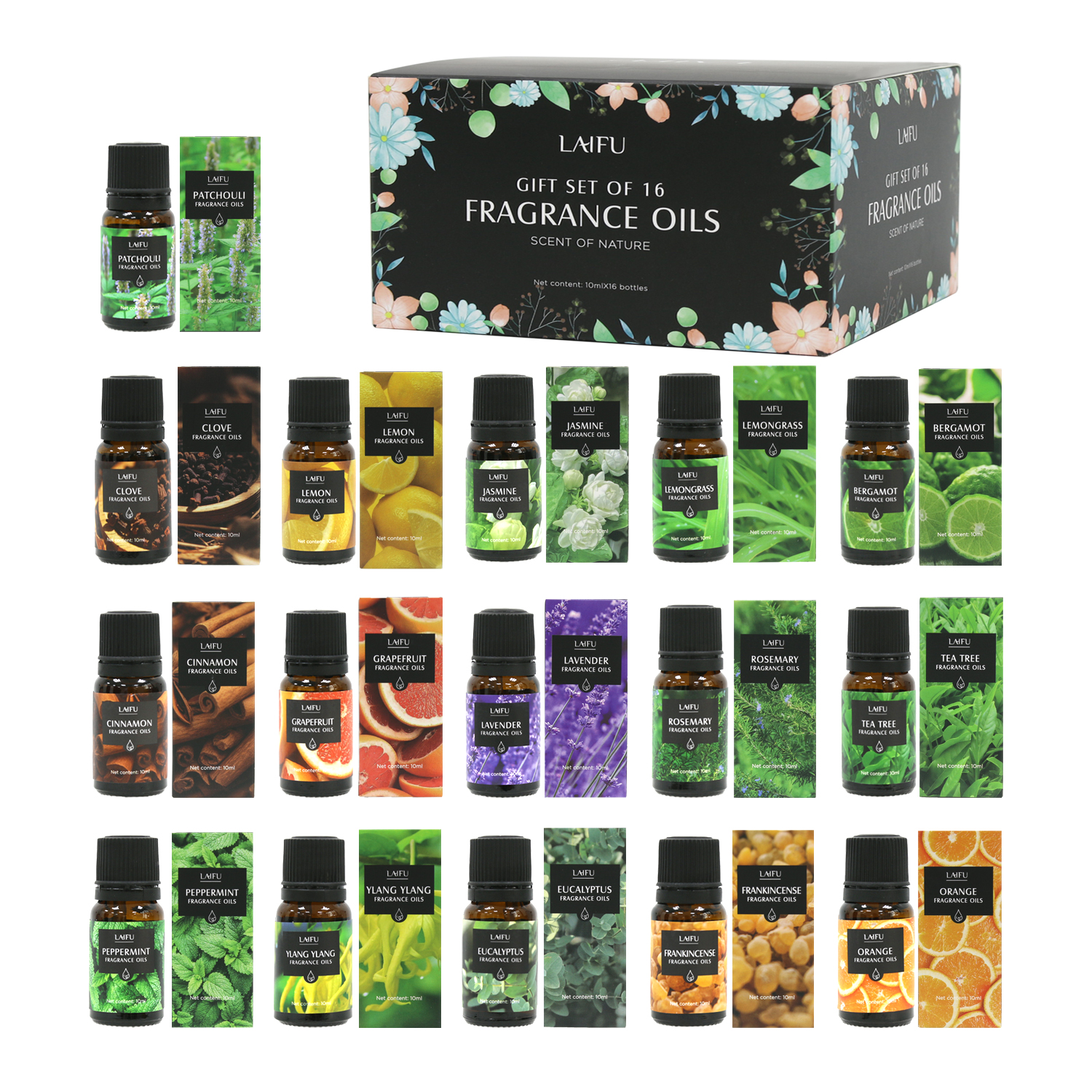 16x10ml Essential Oils Set for - огляд і ціна Candle Making Fragrances