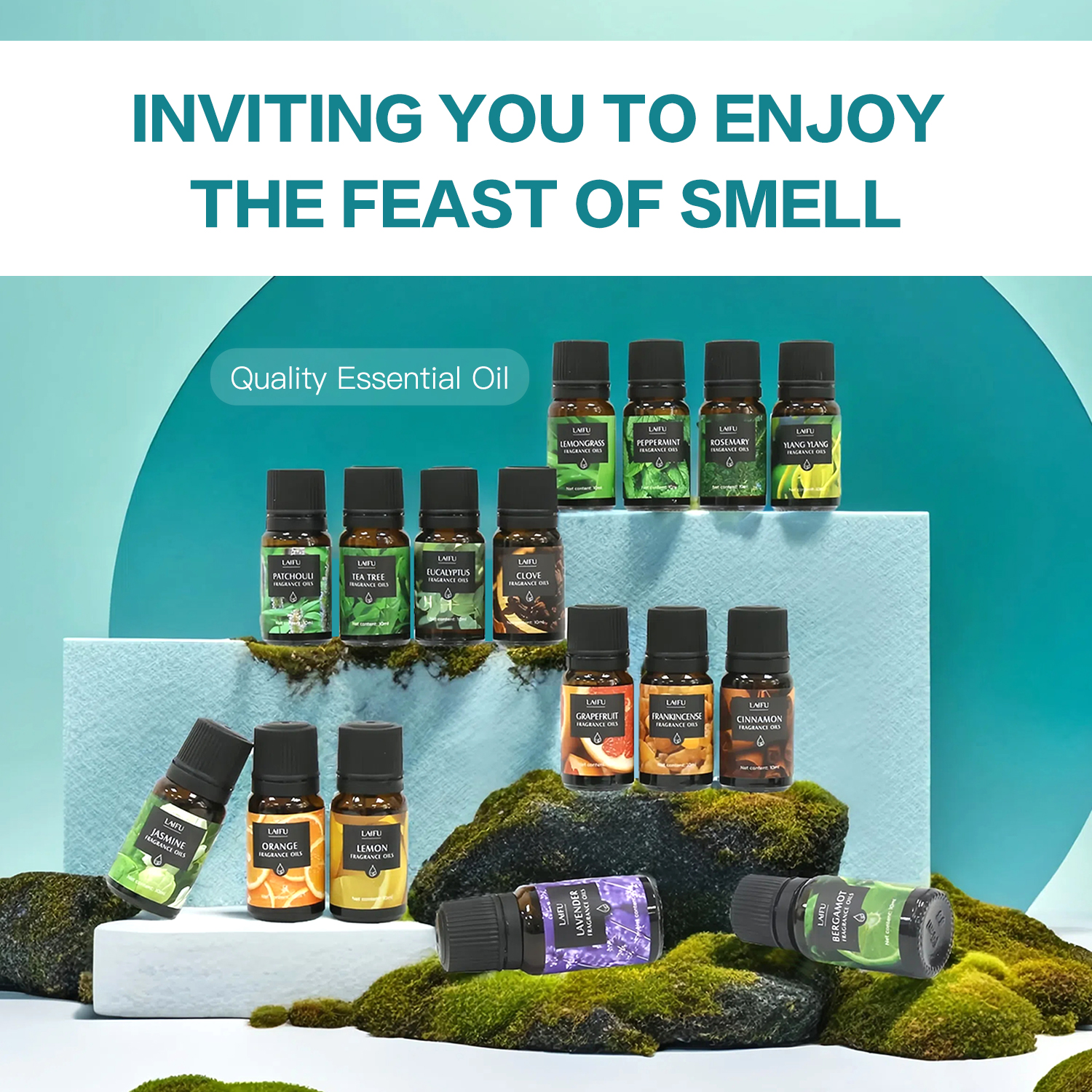 16x10ml Essential Oils Set for - огляд і ціна Candle Making Fragrances