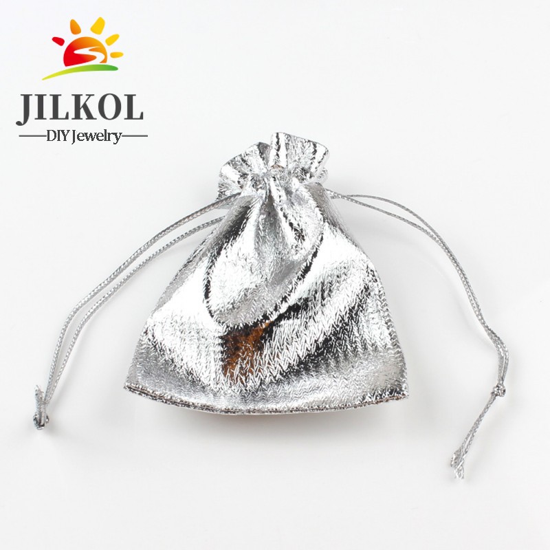 50Pcs/lot 7x9cm 9x12cm Gold Co - огляд і ціна Jute Bag Packaging