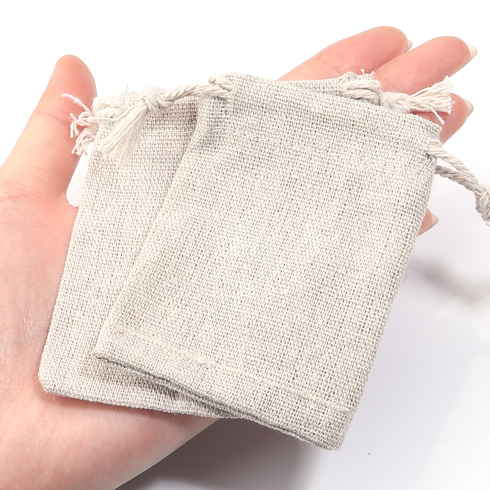 10Pcs/lot 8*10/9*12/10*14/13*1 - огляд і ціна Jute Bag Packaging