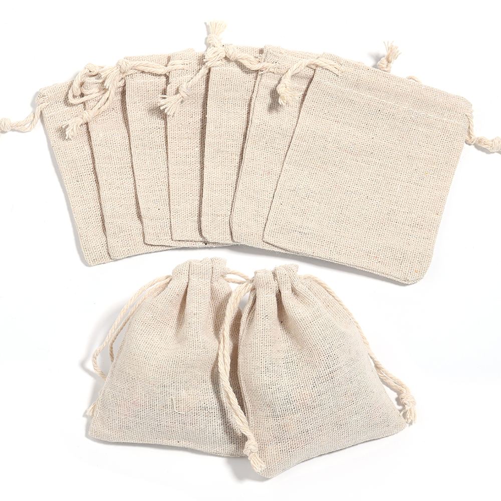 10Pcs/lot 8*10/9*12/10*14/13*1 - огляд і ціна Jute Bag Packaging