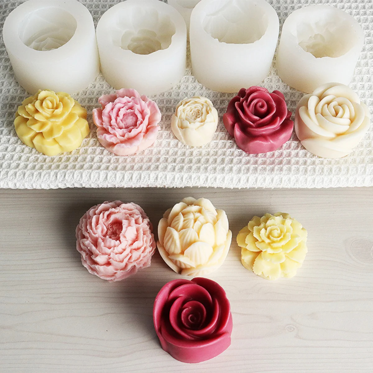 Lotus Flower Silicone Candle M - огляд і ціна Candle Making Kit Wholesale
