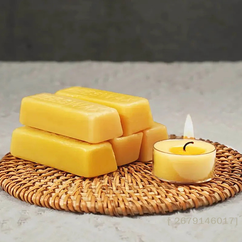 【YY26】4/8pcs Pure Beeswax Bloc - огляд і ціна Candle Making With Beeswax