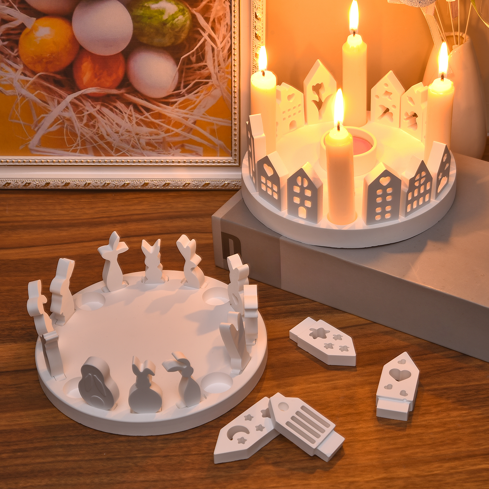 Hollow House Rabbit Candle Hol - огляд і ціна Candle Making Diy