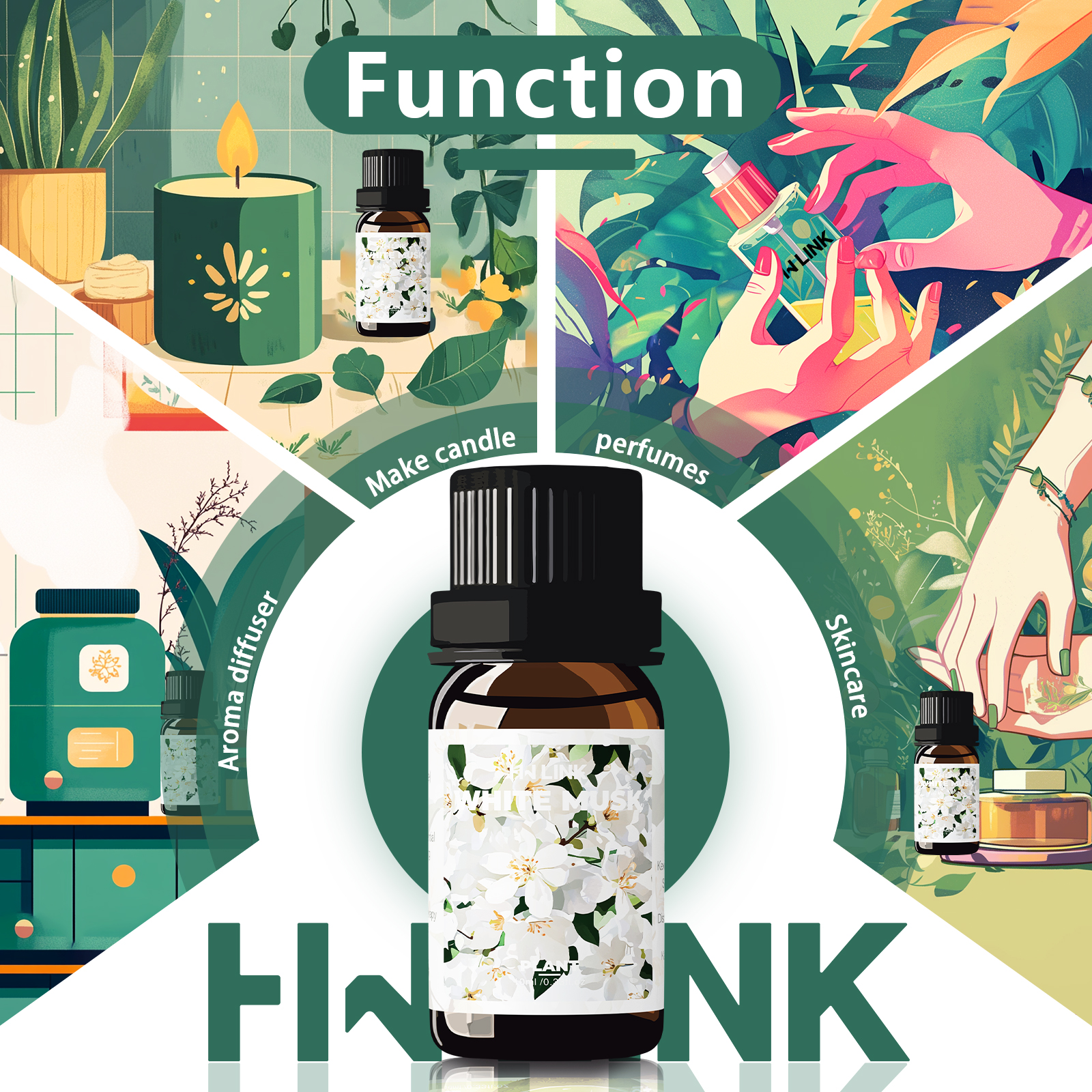 White Musk Essential Oils 10ml - огляд і ціна Candle Making Diy