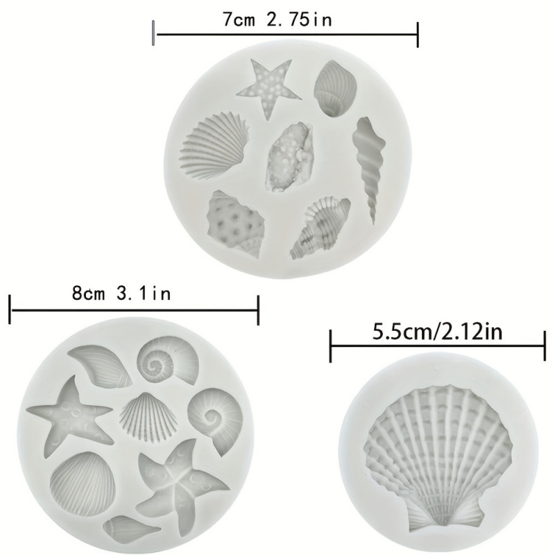 3pcs/set, shell mold set, irre - огляд і ціна Candle Making Kit Wholesale
