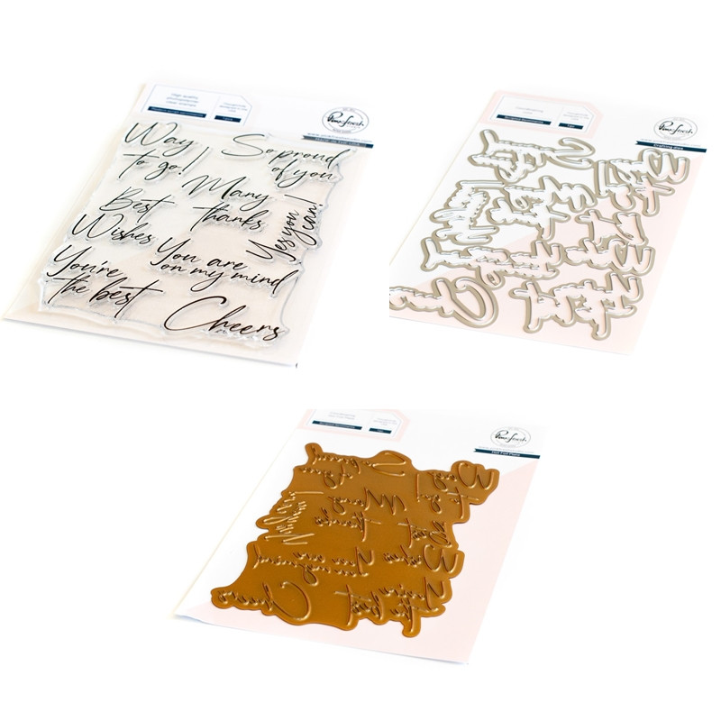 New Hot Foil Clear Stamps Meta - огляд і ціна Kraft Box Candle
