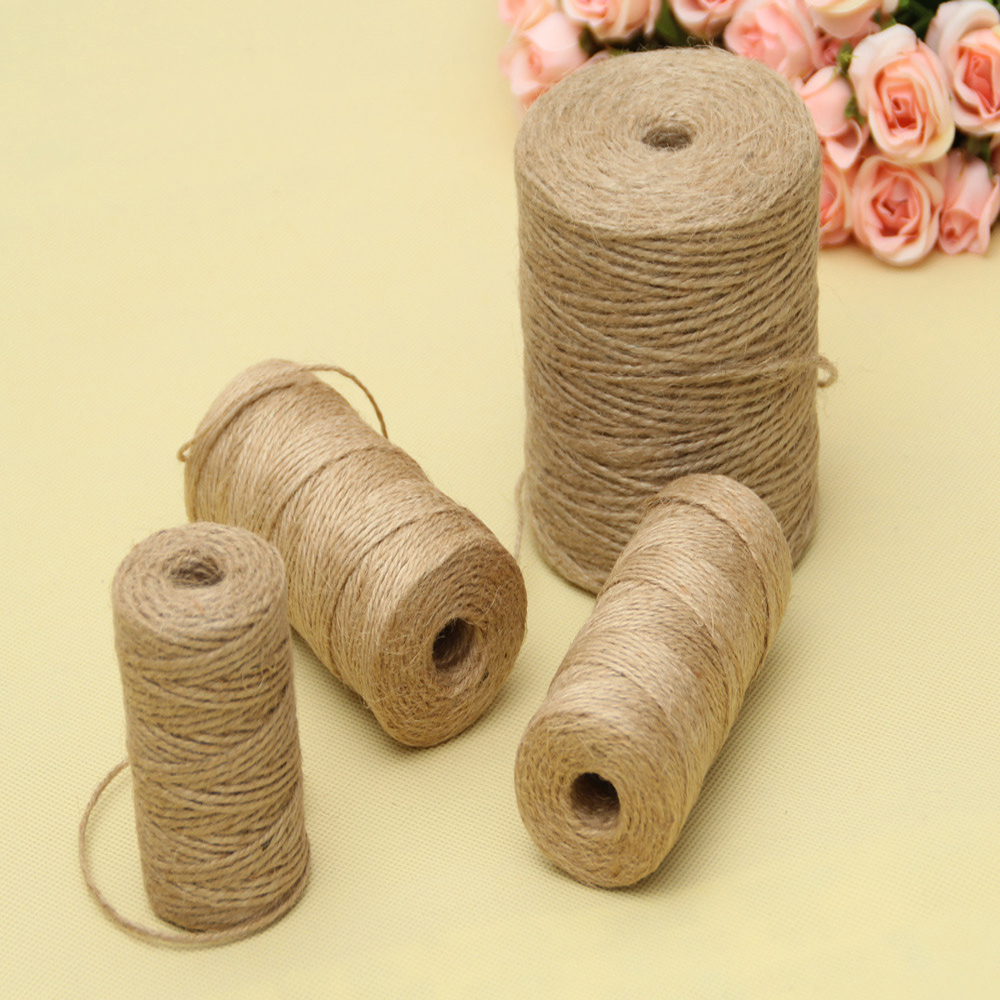 50/80/100Meters Natural Vintag - огляд і ціна Jute Bag Packaging